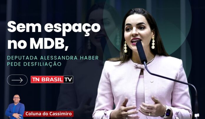 Sem espaço no MDB, deputada Alessandra Haber pede desfiliação