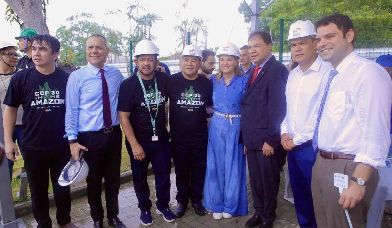 Deputado Lu Ogawa acompanha obras do Parque da Cidade, sede da COP-30 em 2025