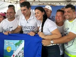 Renato Oliveira esteve presente em entrega da PA-462 em Augusto Corrêa