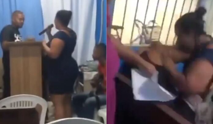 ASSISTA: mulher do pastor descobre traição e revela no meio do culto