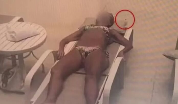 ASSISTA: mulher é atingida na cabeça por bala perdida enquanto tomava sol