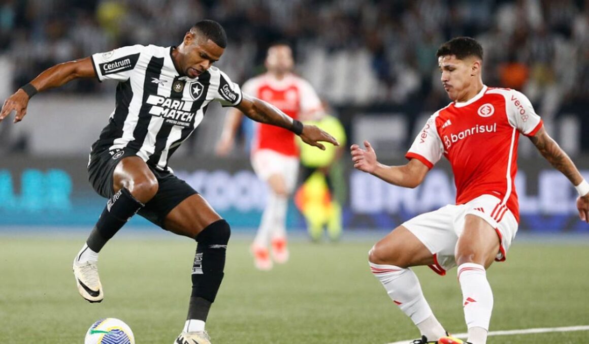 Botafogo vence o Internacional por 1 a 0 no Beira-Rio com gol de Savarino