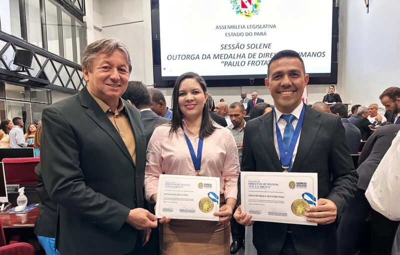 Deputado Eliel Faustino participa da sessão solene de outorga da Medalha Paulo Frota