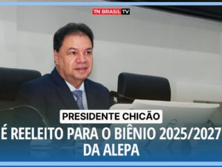 Presidente Chicão é reeleito para o biênio 2025/2027 da Alepa com 40 votos da Casa