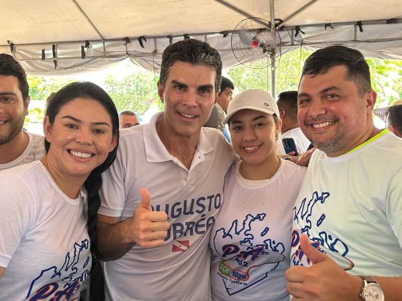 Renato Oliveira esteve presente em entrega da PA-462 em Augusto Corrêa