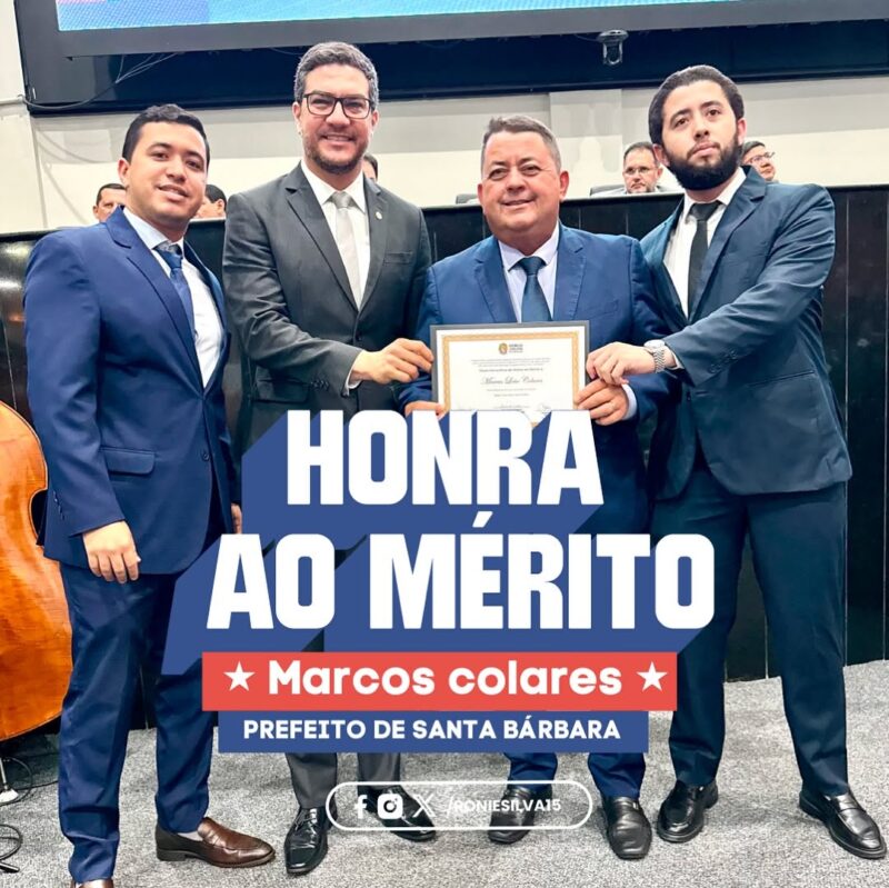 Ronie Silva entrega Medalha Mérito Cabanagem a prefeitos de Primavera e Santa Bárbara