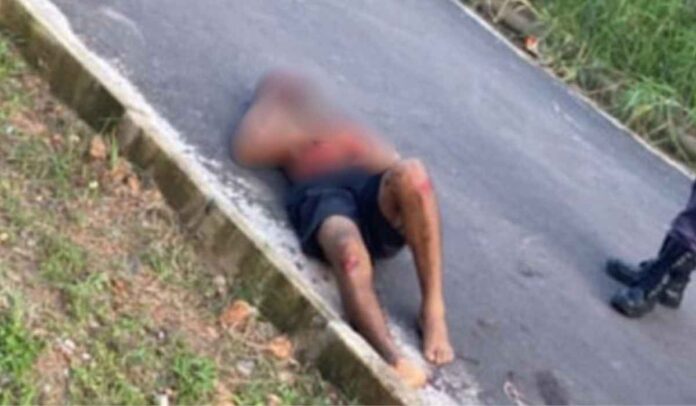 IMAGENS FORTES: Homem tenta estuprar adolescente e é espancado por população