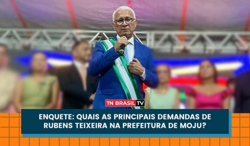 ENQUETE: Quais as principais demandas de Rubens Teixeira na Prefeitura de Moju?