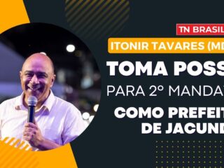 Itonir Tavares (MDB) toma posse para 2º mandato como prefeito de Jacundá