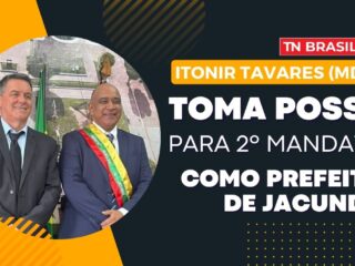 Itonir Tavares (MDB) toma posse para 2º mandato como prefeito de Jacundá