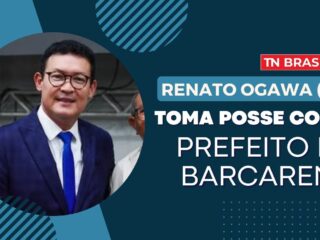 Prefeito reeleito de Barcarena, Renato Ogawa (PP), toma posse