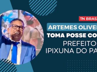 Artemes Oliveira toma posse para 2º mandato como prefeito de Ipixuna do Pará