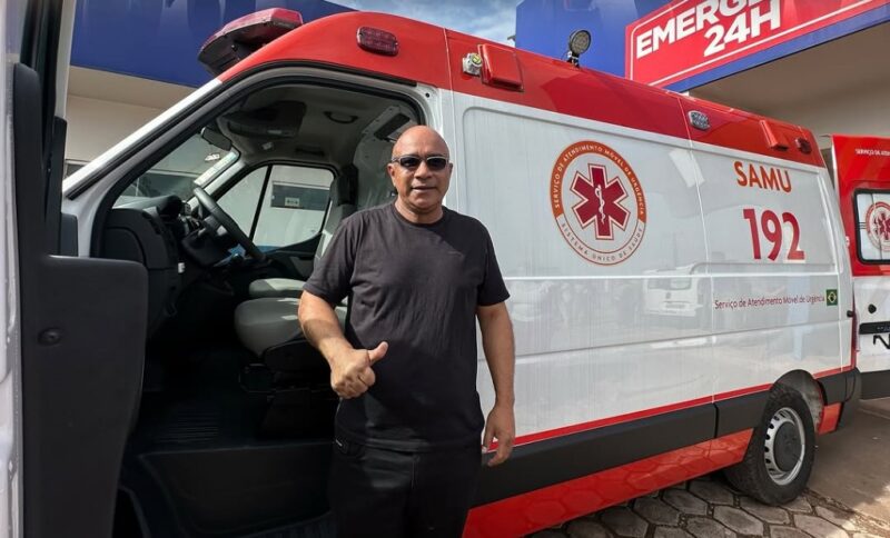 Jacundá recebe nova ambulância para reforçar o atendimento do SAMU