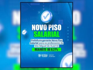 Prefeitura de São Miguel do Guamá concede reajuste salarial de 6,27% para professores