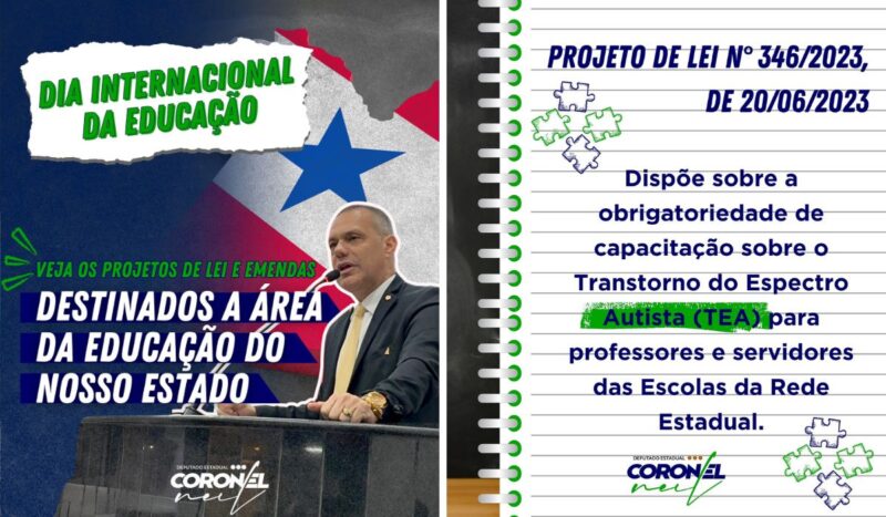 Coronel Neil (PL) e o compromisso com a educação no Pará