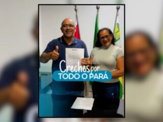 Prefeito Itonir Tavares assina ordem de serviço para construção de creche em Jacundá