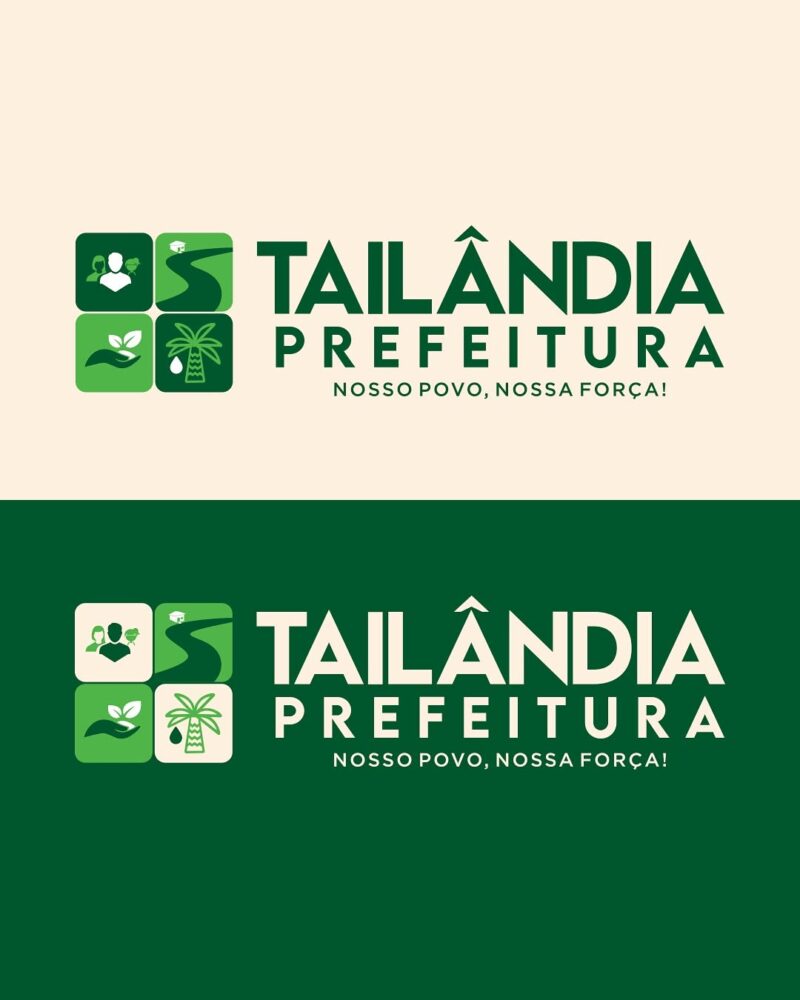 "Nosso povo, nossa força": Prefeitura de Tailândia apresenta nova marca e slogan oficial