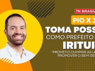 Pio X toma posse como prefeito de Irituia "prometo cumprir as leis e promover o bem geral"