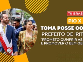 Pio X toma posse como prefeito de Irituia "prometo cumprir as leis e promover o bem geral"