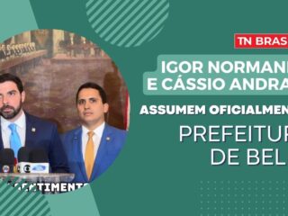 Igor Normando e Cássio Andrade assumem oficialmente a Prefeitura de Belém