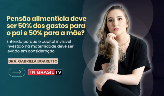 Pensão alimentícia deve ser 50% dos gastos para o pai e 50% para a mãe?