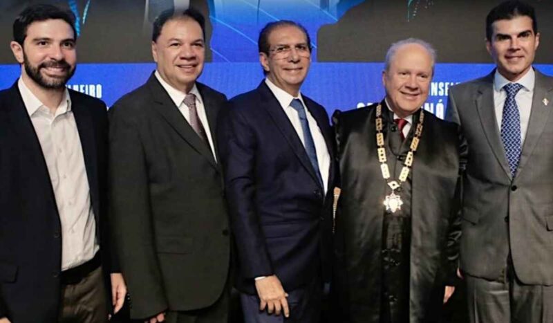 Presidente da Alepa, deputado Chicão, prestigia posse da nova gestão do TCE-PA