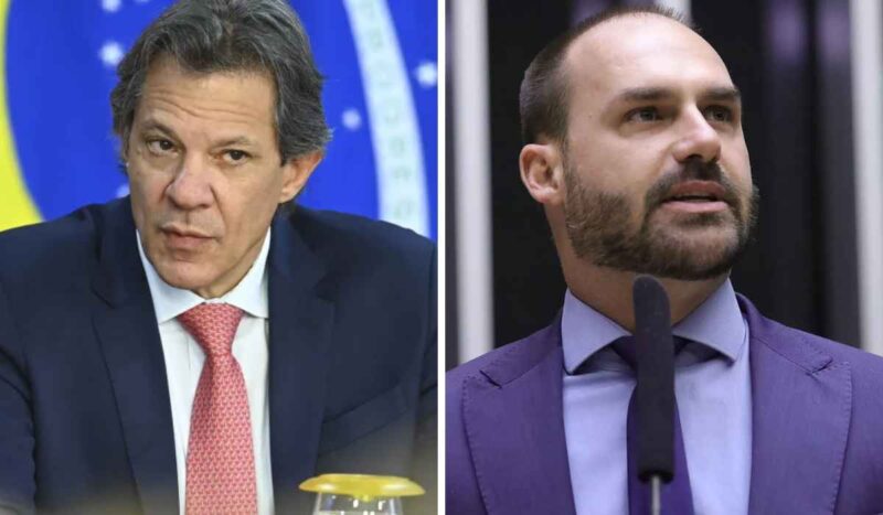 Quaest: Haddad e Eduardo Bolsonaro são os mais rejeitados para a presidência