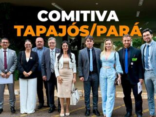 Deputado Wescley Tomaz cumpre agenda em Brasília com comitiva do Tapajós