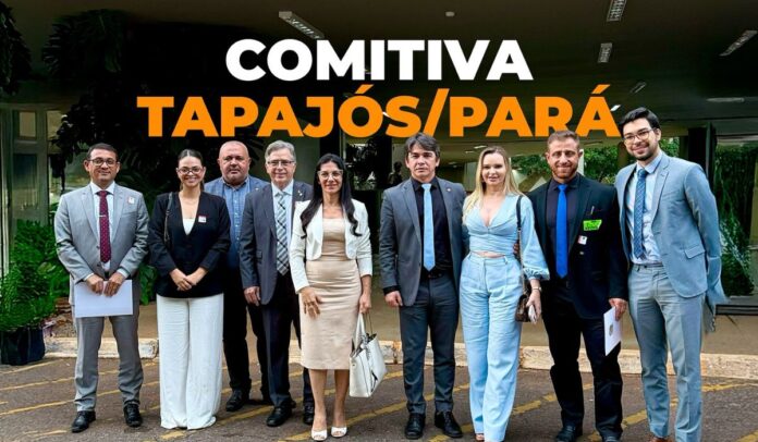 Deputado Wescley Tomaz cumpre agenda em Brasília com comitiva do Tapajós