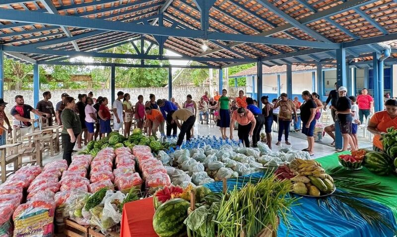 Prefeitura de Ipixuna do Pará distribui 300 cestas do Programa de Aquisição de Alimentos (PAA) para famílias em vulnerabilidade