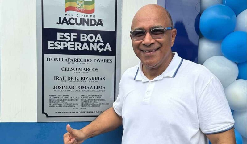 Prefeito de Jacundá, Itonir Tavares, reinaugura posto de saúde no bairro Boa Esperança