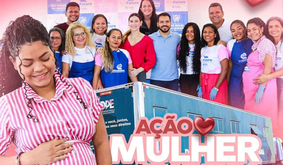 São Miguel do Guamá realiza “Ação Mulher” com serviços gratuitos e entrega de kits maternidade