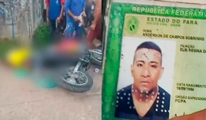 VÍDEO: Motociclista é executado por passageiro em Belém