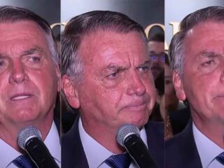 Bolsonaro chora, critica Moraes e agradece a Trump por 'abraçar' Eduardo