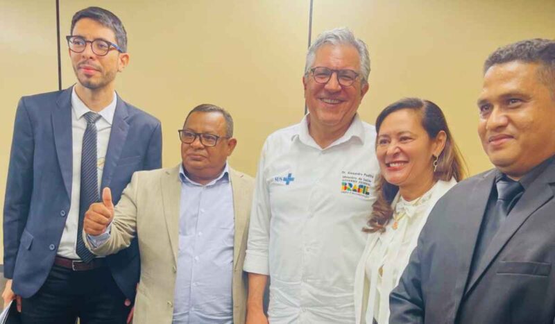 Em Brasília, Comitiva de Chaves, no Pará, com prefeito e Secretário de Saúde buscam investimentos para o município