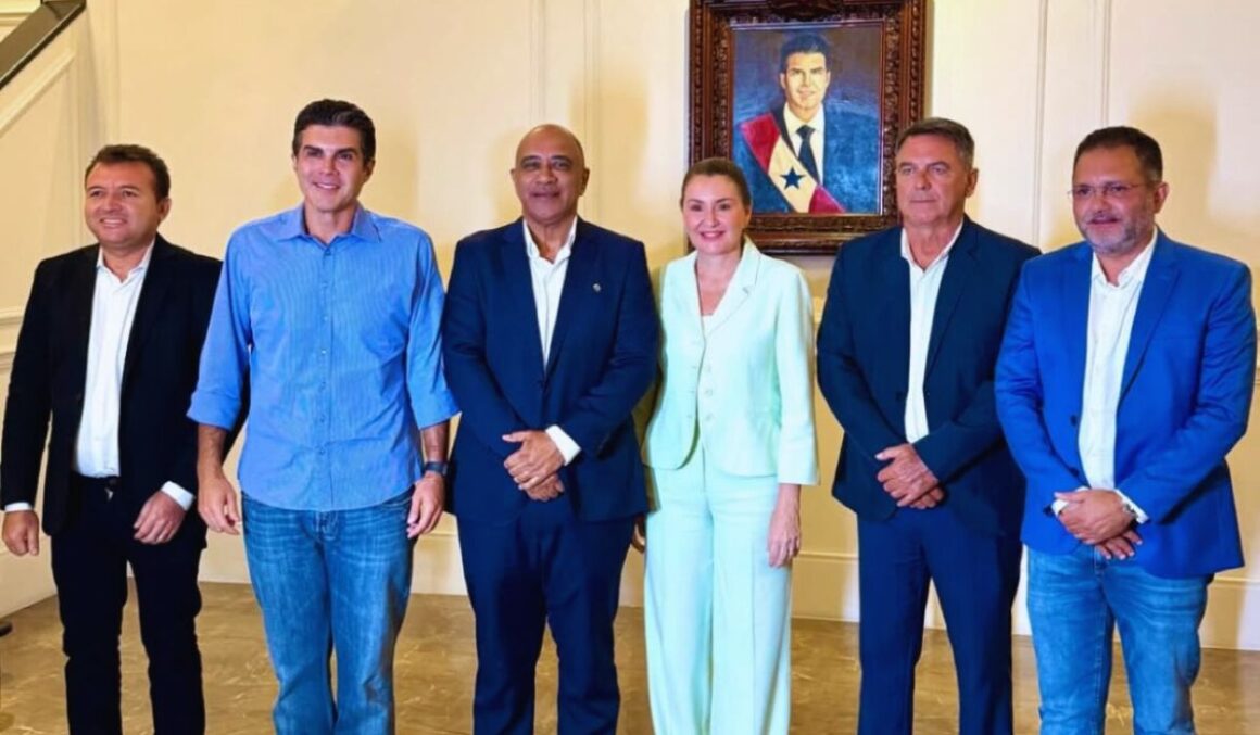 Prefeito Itonir Tavares participa de reunião com Helder Barbalho e Hana Ghassan visando avanços para Jacundá