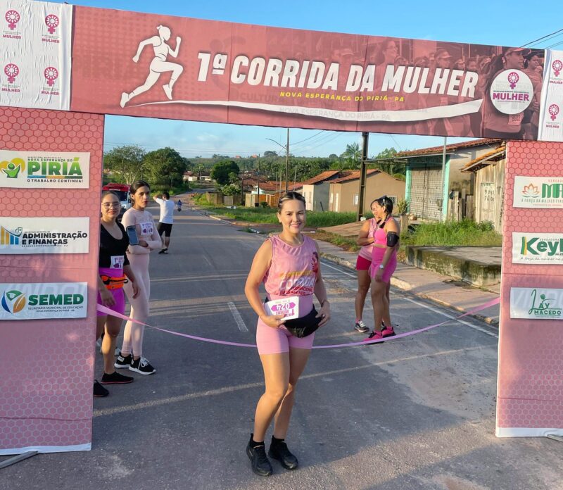 Nova Esperança do Piriá realiza 1ª Corrida das Mulheres em comemoração ao 8 de Março