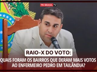 Raio-X do Voto: Quais foram os bairros que deram mais votos ao Enfermeiro Pedro em Tailândia?