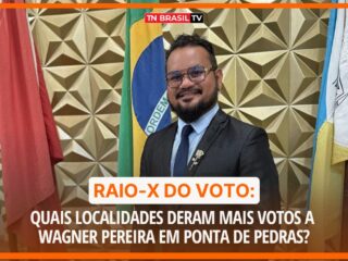 Raio-X do Voto: Quais localidades deram mais votos a Wagner Pereira em Ponta de Pedras?