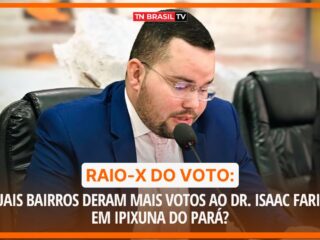 Raio-X do Voto: Quais bairros deram mais votos ao Dr. Isaac Farias em Ipixuna do Pará?