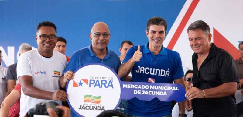 Jacundá avança! Prefeito Itonir Tavares e governador Helder Barbalho inauguram novo Mercado Municipal