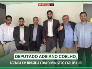 Deputado Adriano Coelho, agenda em Brasília com o Ministro Carlos Lupi