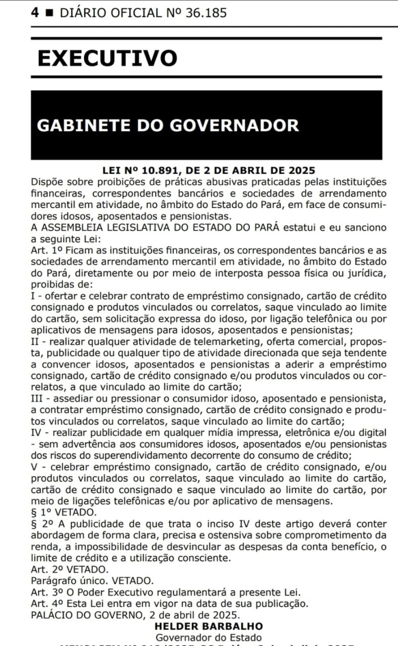 Agora é Lei | De autoria do deputado Adriano Coelho, a nova lei garante proteção contra abuso financeiro a idosos