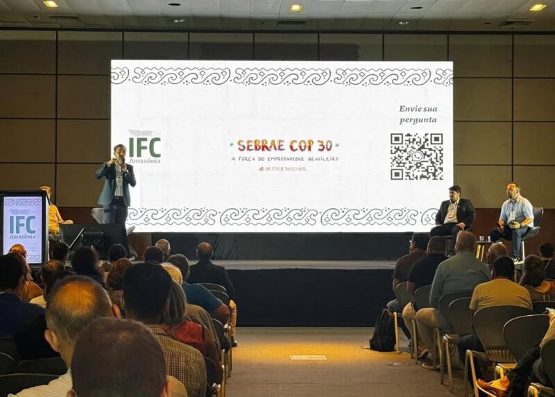 Eliel Faustino em Simpósio Internacional "nosso Estado é vasto de oportunidades de exploração sustentável e responsável"