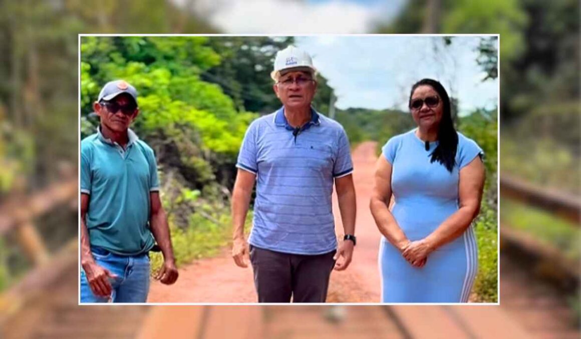 Prefeito de Moju vistoria ponte no Ramal da Embrapa e garante melhorias para a comunidade