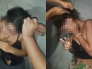 Jovens são sequestradas e os cabelos são cortados com faca por membros de facção