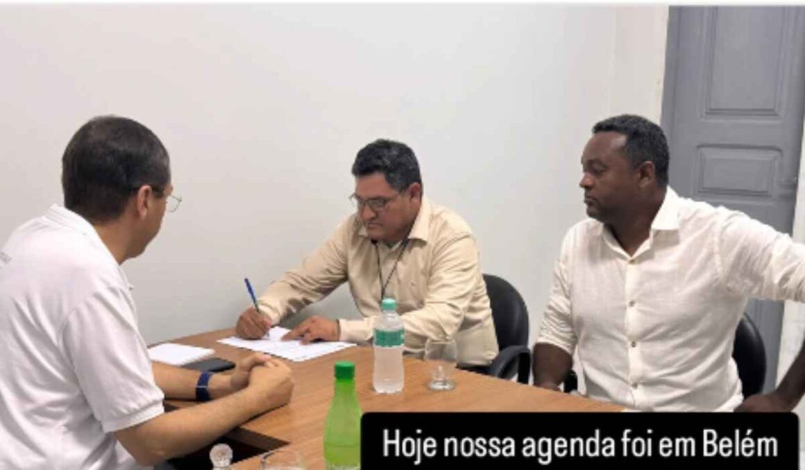 Em Belém, vereador Railton Silva debate melhorias para Ipixuna do Pará