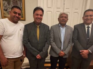 Vereador Aurino Martins, de Brasil Novo, reforça alianças políticas durante visitas em Belém