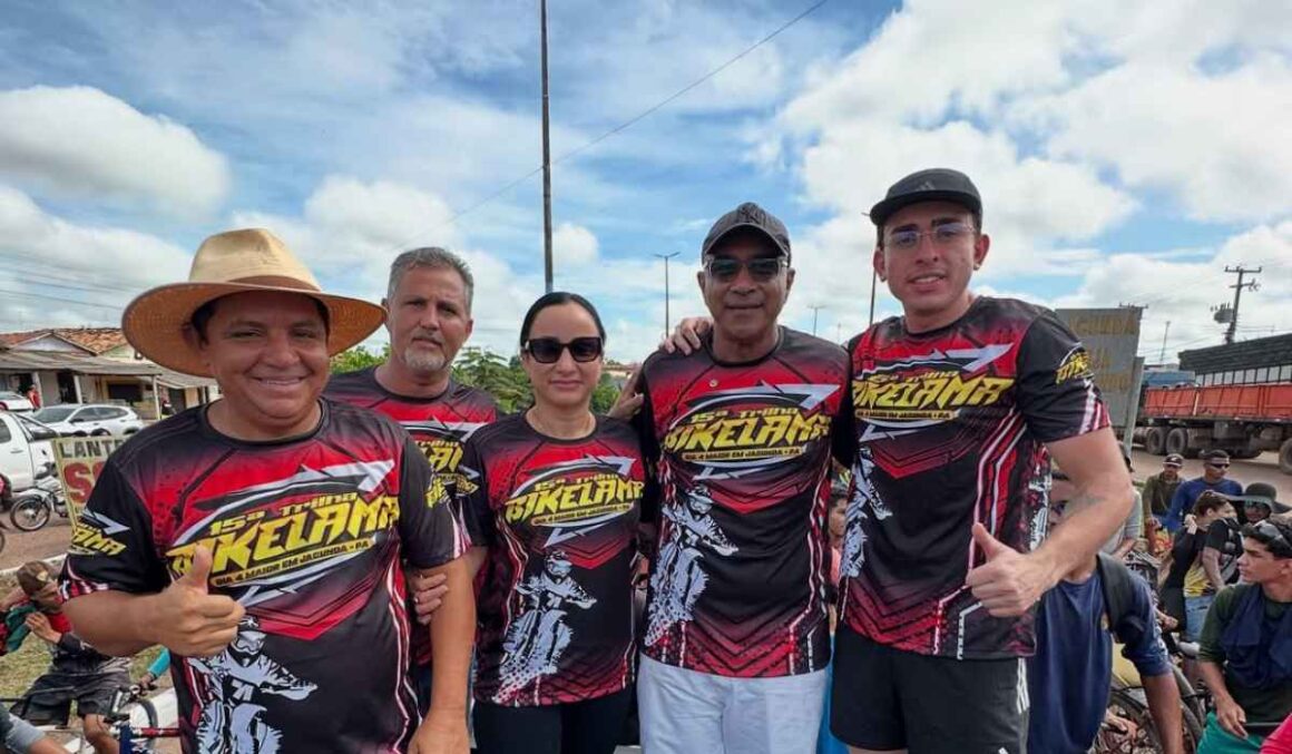 Itonir Tavares participa da 15ª edição do 'Bike Lama' e exalta ciclistas em Jacundá