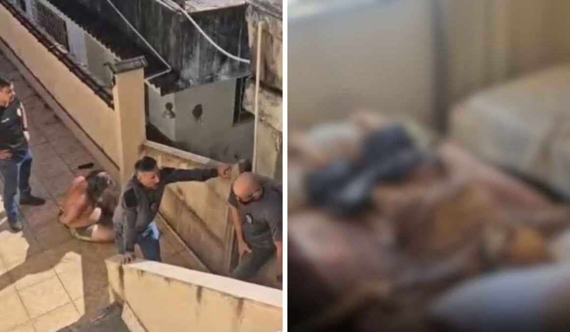 IMAGENS FORTES: Irmãos são presos por manterem corpo do pai por meses em casa